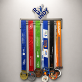 RUN INDY Medal Wall Hanger