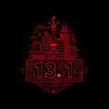 CNO IMM Women's Dash 1/2 zip 3.0 Half Marathon Cityscape - Black