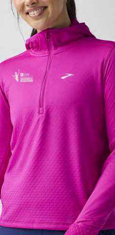 CNO IMM Women's Notch Thermal Hoodie 3.0 - Magenta