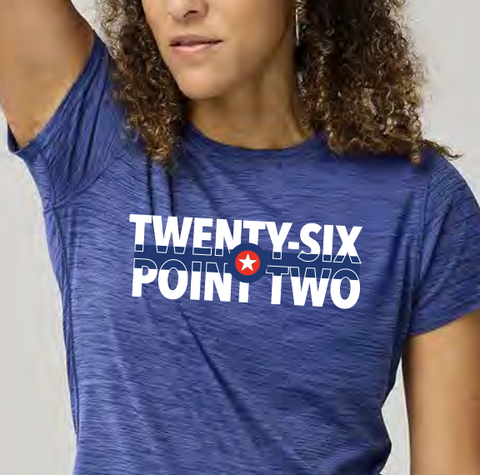 CNO IMM Women's Luxe 26.2 Short Sleeve - Heather Midnight