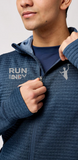 Run Indy Brooks Men's Activate Midweight Hoodie - Heather Blue Slate