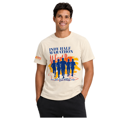 Indy Half Fort Ben 30-Year Commemorative T-Shirt – Unisex