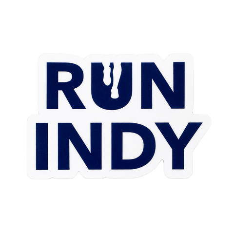Run Indy Sticker