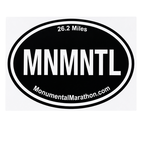 Monumental License Plate Sticker