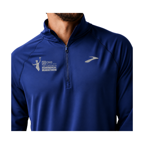 CNO IMM Men's Brooks Dash 1/4 Zip - Midnight Cityscape Marathon