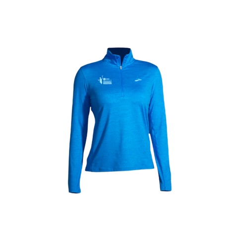 CNO IMM Brooks Women’s Dash 1/2 Zip - Heather Azure
