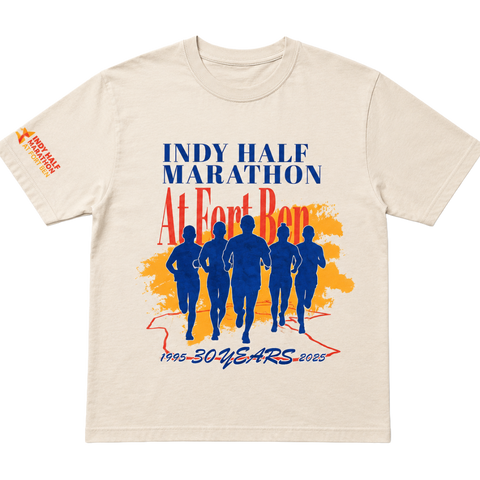 Indy Half Fort Ben 30-Year Commemorative T-Shirt – Unisex