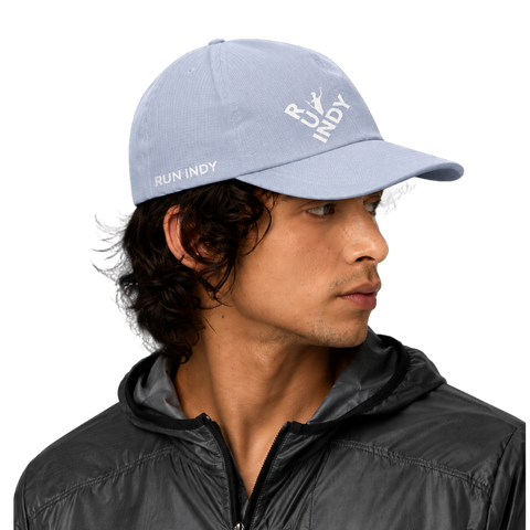 Run Indy Performance Hat – Light Blue