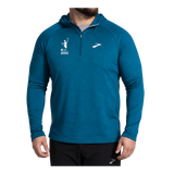 CNO IMM Brooks Men's Notch Thermal Hoodie - Heather Ocean