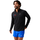 CNO IMM Men's Brooks Dash 1/4 Zip - Black Half Marathon Cityscape
