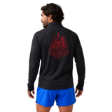 CNO IMM Men's Brooks Dash 1/4 Zip - Black Half Marathon Cityscape