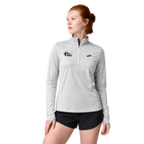 CNO IMM Women's Brooks Dash 1/2 Zip - Heather Ash