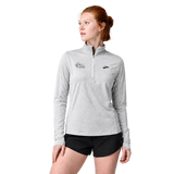 CNO IMM Women's Brooks Dash 1/2 Zip - Heather Ash