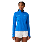 CNO IMM Brooks Women’s Dash 1/2 Zip - Heather Azure