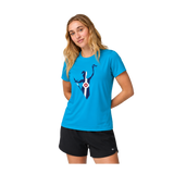 Brooks Ladies Podium Short Sleeve - Ultra Blue