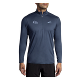 CNO IMM Men's Brooks Dash 1/2 Zip - Blue Slate