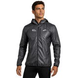 Brooks Monumental Men's Half Marathon 13.1 Finisher Altitude Jacket front view on younger male model