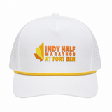 Indy Half Fort Ben Rope Hat - White front product view