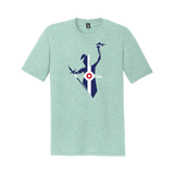 Mens Lady Victory Indy Tri Blend Tee in Dusty Sage, apparel-only view