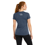 Women's Medal Series Performance Tee back view on female model