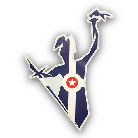 Indianapolis Monumental Marathon Lady Victory Sticker